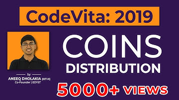 TCS CodeVita | Coins Distribution | 2019 Problem | edyst