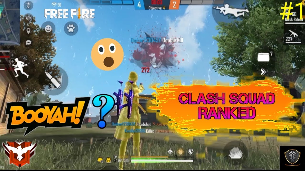 RANKED CLASH SQUAD | GAMEPLAY | GARENA FREE FIRE |#1 - YouTube