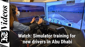 Watch: Simulator training for new drivers in Abu Dhabi
