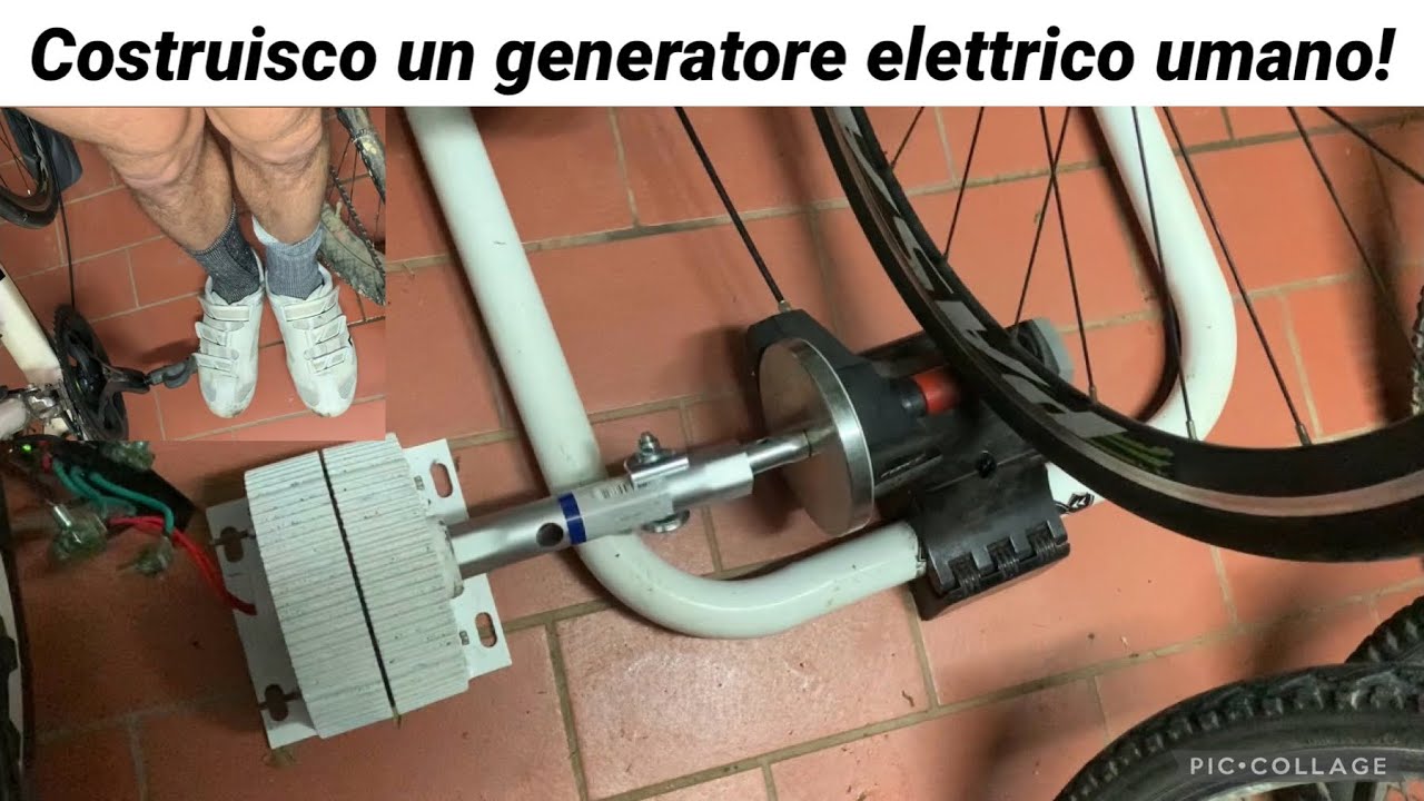 Costruisco￼ un generatore elettrico umano: quanta energia produco?