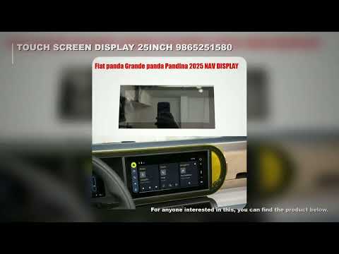 HEAD UNIT LCD TOUCH SCREEN DISPLAY NAV 10.25inch For Fiat Grande panda Pandina 2025 Navigation 98712