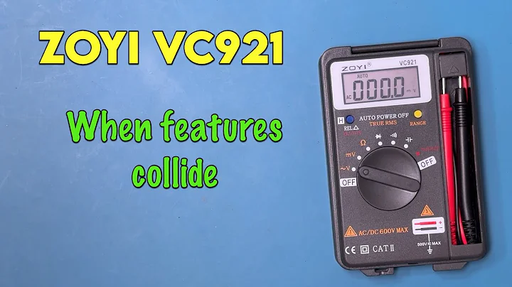 Zoyi VC921 unboxing, review and teardown