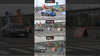 Tesla vs BMW vs AVATR — The SHOCKING Automatic Braking Results!