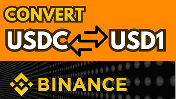 How to CONVERT USDC to USD1 on Binance | Beginner