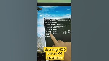 EASY-cleaning HDD before OS installation [CMD-Diskpart]; just press Shift+F10 to pullup CMD #shorts