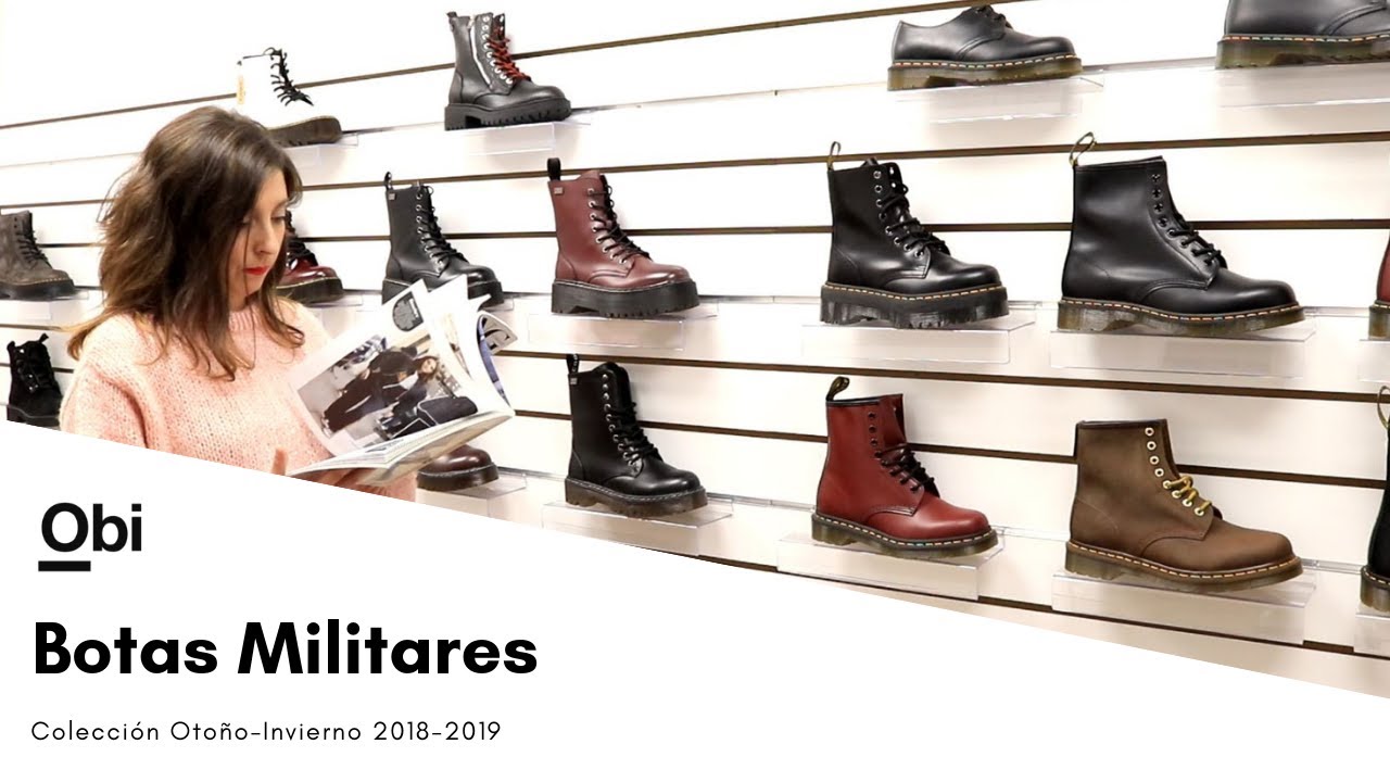 Guia Positivo portátil Botas militares - Colección 2018/2019 - YouTube