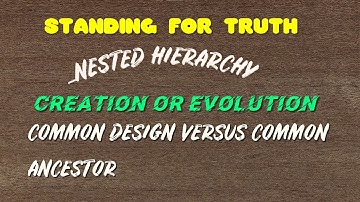 Common Ancestry or Common Design: Nested Hierarchy - Talking with an Evolutionist