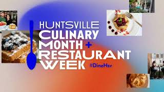 Huntsville Culinary Month and Restaurant Week 2023