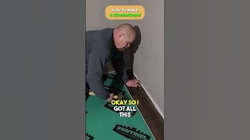 Starting the First Row of Vinyl Plank