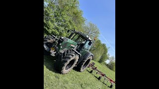 [CABVIEW] Tedding first cut with Fendt 820