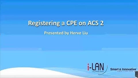 Registering a  CPE on VigorACS 2