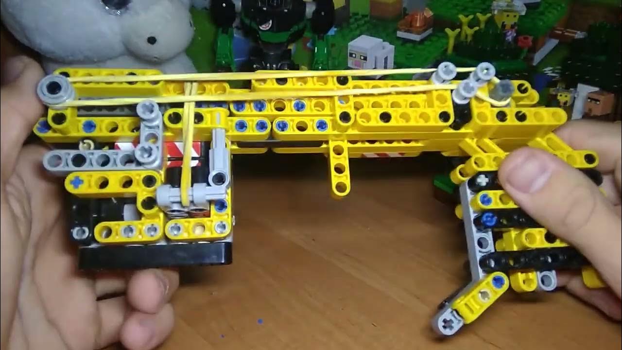 Lego technic gun,лего техник пистолет (MOC) - YouTube