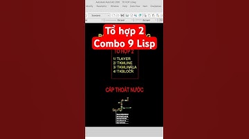 Tổ hợp 2 các lisp cấp thoát nước trong combo 9 lisp bóc khối lượng