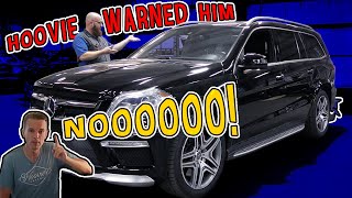 He was warned! SOOO many things can go wrong on this GL63 AMG! What does the Wizard find?