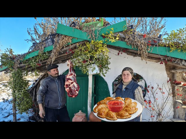 Mal Ətindən Çeburek, Country Life Vlog, Food Blog class=