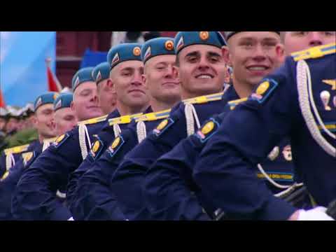 Рязанские десантники на Параде Победы