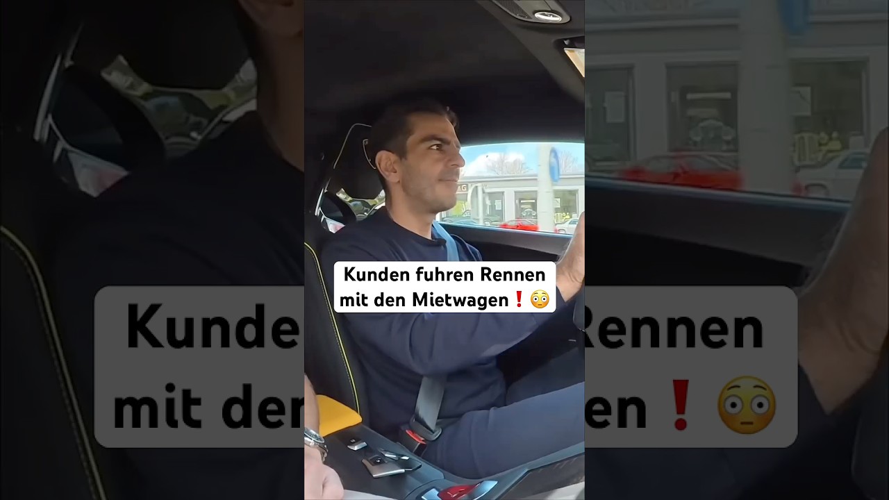 Kunden fuhren Rennen mit den Mietwagen❗️😳#hamidmossadegh #autohandel