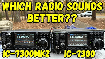 Icom IC-7300MK2 V IC-7300 RX Comparison
