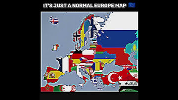 Just A Normal Europe Map 🇪🇺👀 #shorts #europe #mapping