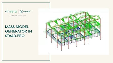 Mass Model Generator in STAAD.Pro