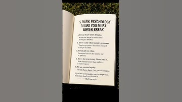5 Dark psychology rules you must never break | #psychology #quotes #shorts #motivation #englishquote