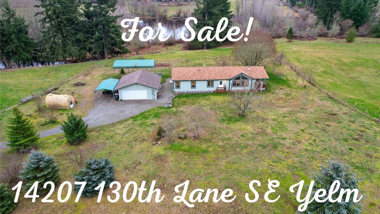 7+ acres of equestrian land with home, garage, greenhouse & more! 130th Ln SE Yelm, WA