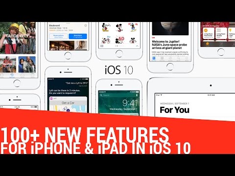 100+ New Features in iOS 10 for iPhone & iPad