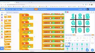 Scratch TicTacToe Project Timelaspe