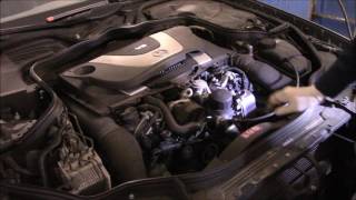 How to change the oil and filter on a 2006 Mercedes Benz E350