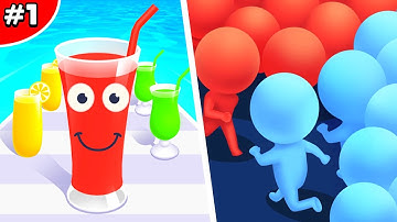 Juice Run | Count Master - All Level Gameplay Android, IOS - NEW APK GAME UPDATE | Part 1