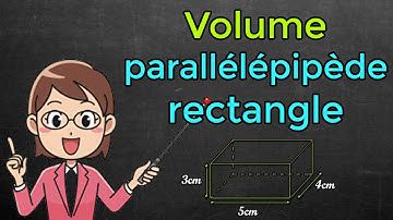 Comment calculer volume parallélépipède rectangle