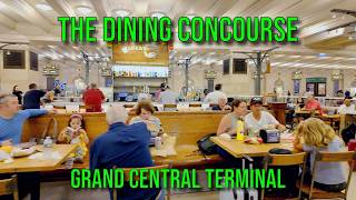 【4K】𝐖𝐀𝐋𝐊 🇺🇸 The Dining Concourse in Grand Central, New York City 🚕🗽🌭