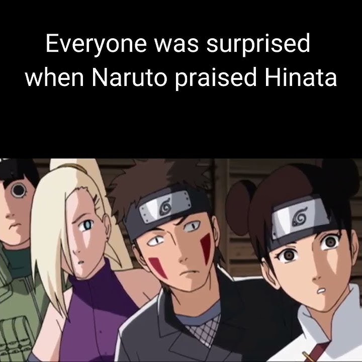 Sakura shocked when Naruto praised Hinata #justforfun #naruto #sakura