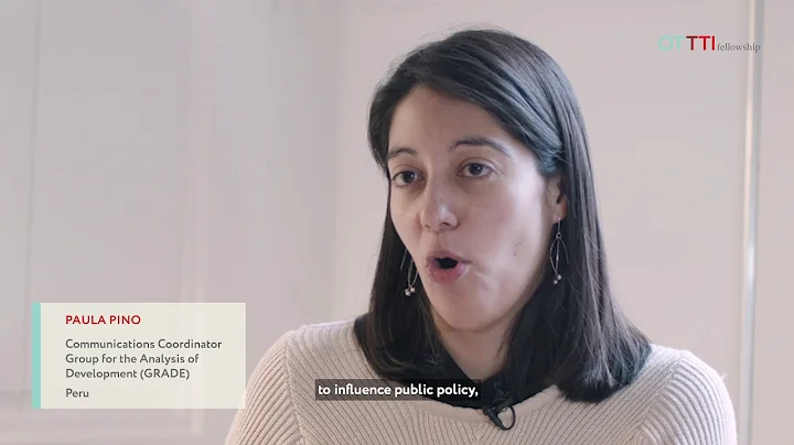 Paula Pino, Communications coordinator, GRADE, Peru