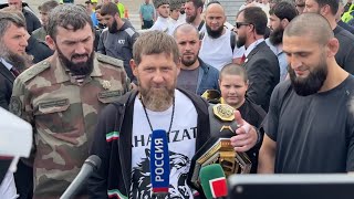 Кадыров и Чимаев - интервью в Грозном / "Хамзат расшатал Дю Плесси как ребенка"