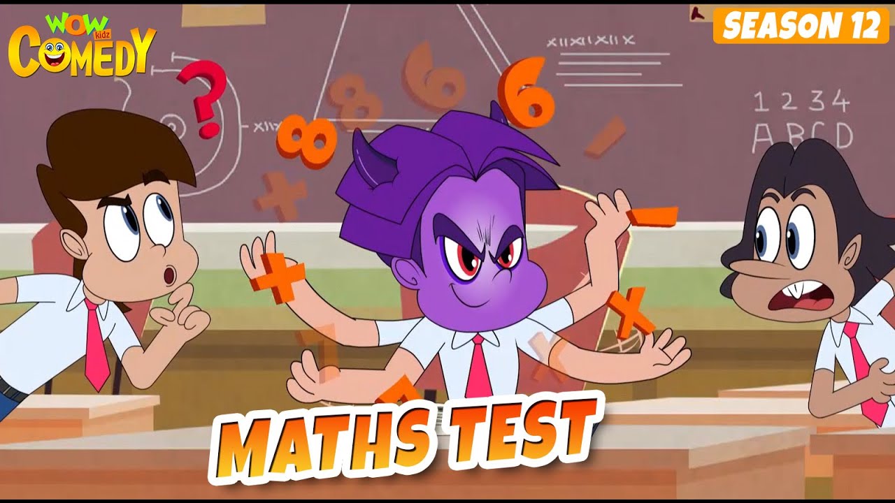 Maths Test | Titoo Funny Cartoon | S12E22 | Hindi Cartoon for Kids 