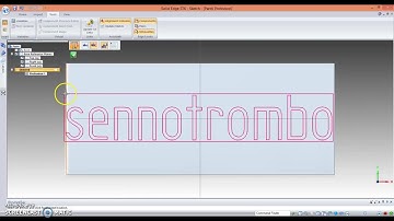 Create text in Solid Edge