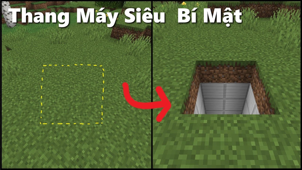 ✔ Cách Làm THANG MÁY Bí Mật Trong Minecraft 1.17.11