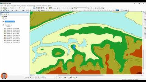 Point to raster by topo to raster tool in ArcGIS