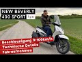 2021 Piaggio Beverly 400 Sport hpe | Beschleunigung 0-100 und technische Details