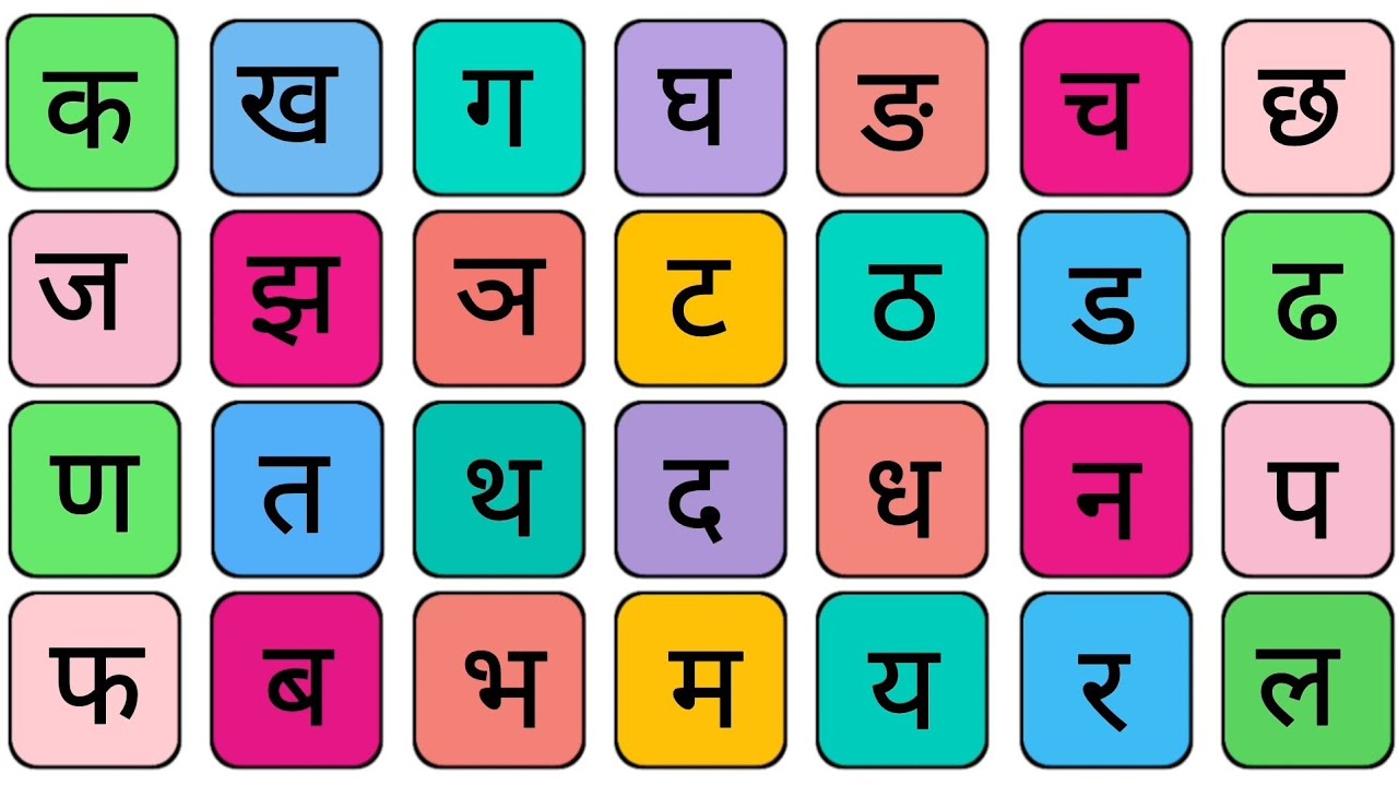 Ka kha Ga Gha | Hindi varnamala | कखगघ हिंदीवर्णमाला