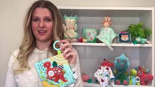 Pebblesaurus Dino Crinkle Teether | Mary Meyer Stuffed Toys