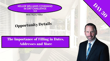 KW 66 5.0 Day 30 - Opportunity Details