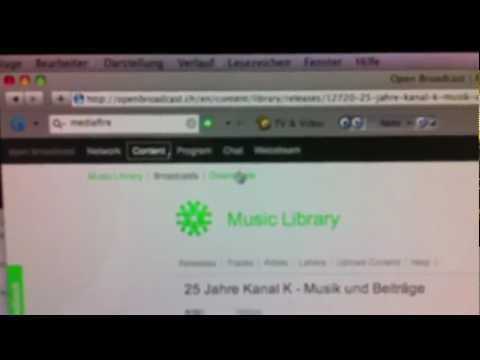 Open Broadcast - Anleitung zum Musik-Download zwecks Sendung (DJLeo, 6.4.2012)