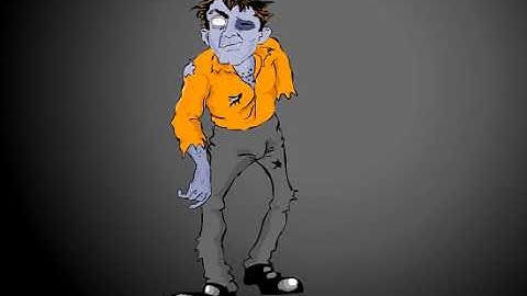 2D animation(Zombie walk)