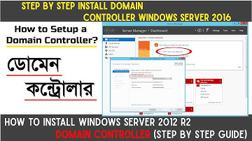 How to install Windows Server 2012 R2 Domain Controller (Step By Step guide) || 2020
