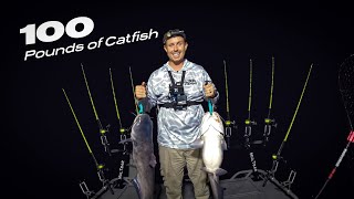 High Water Catfishing: 100lbs of Monster Catfish!