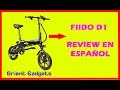 FIIDO D1 BICICLETA ELÉCTRICA REVIEW ESPAÑOL