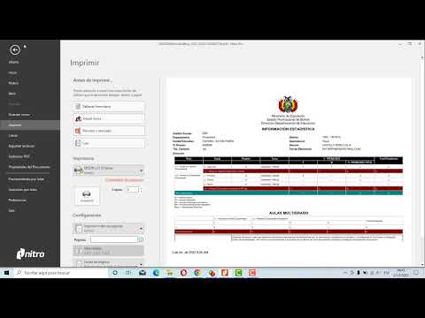 CONFIGURACION PARA IMPRESION