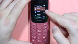 Nokia 105 2023 Turn Off Alarm tutorial
